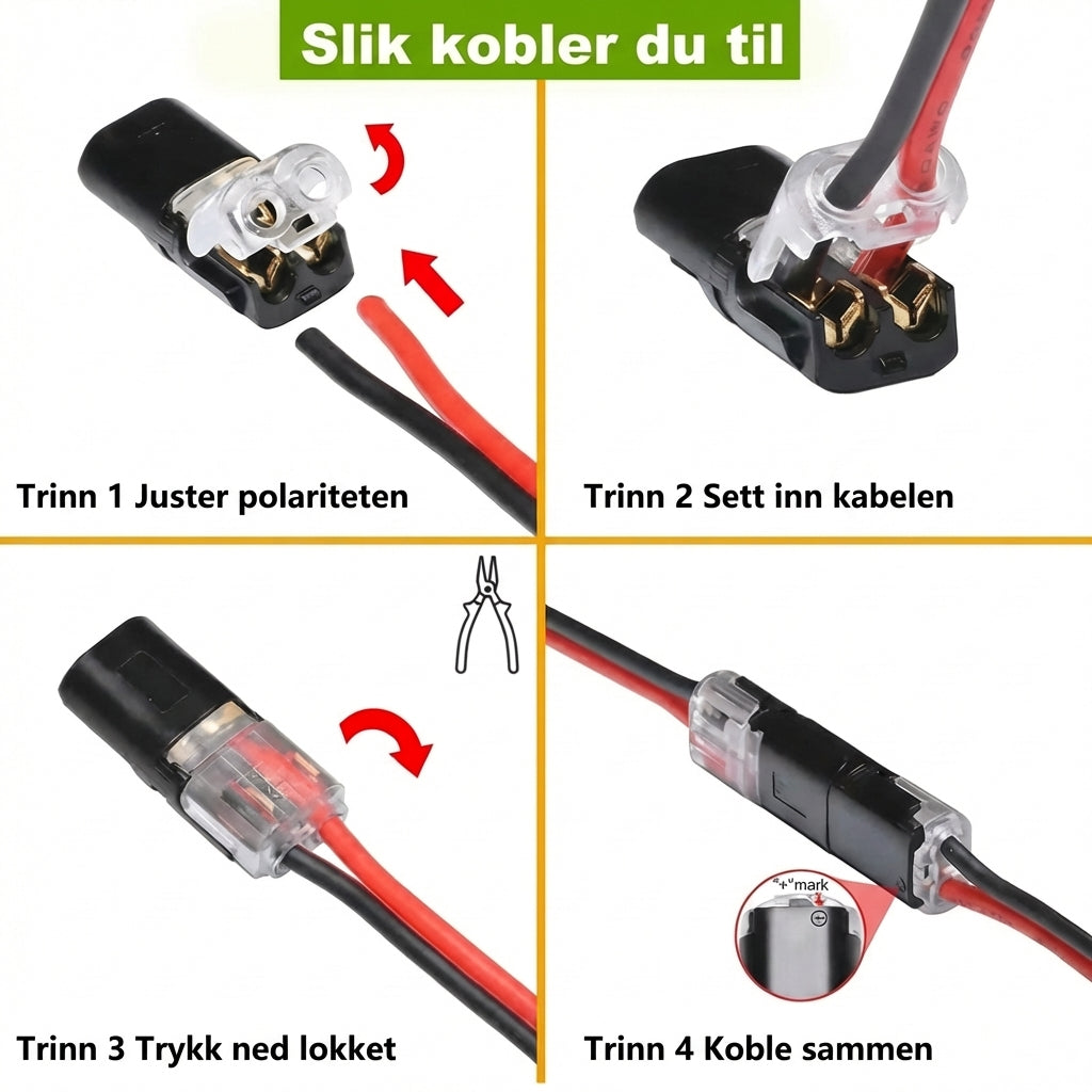 Beverkobling – Slipp kjedelige kabelsko